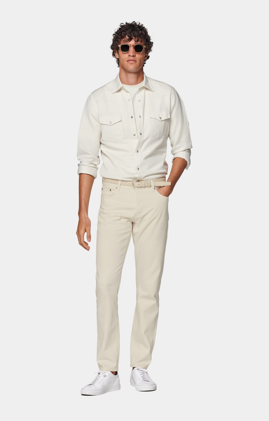 Off white jeans shirt store