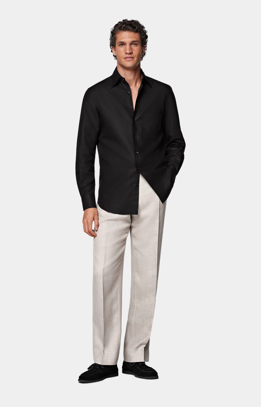 Black Relaxed Fit Shirt