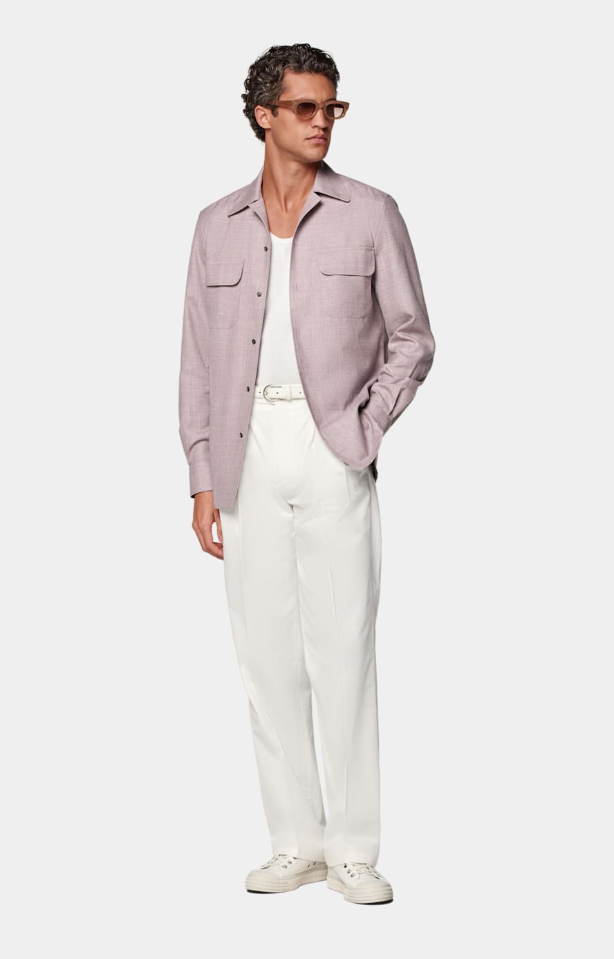 Purple Relaxed Fit Shirt