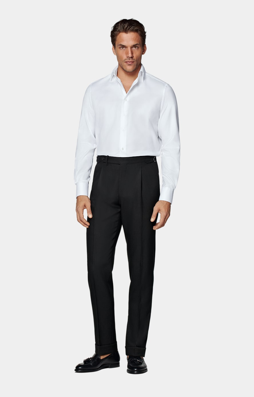 White Royal Oxford Extra Slim Fit Shirt