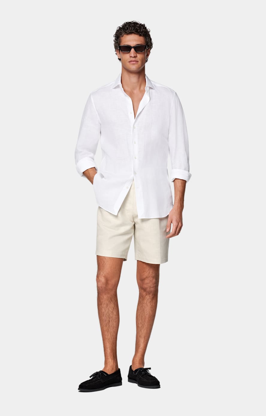 White Tailored Fit Shirt