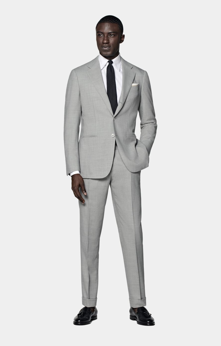 White Twill Slim Fit Shirt
