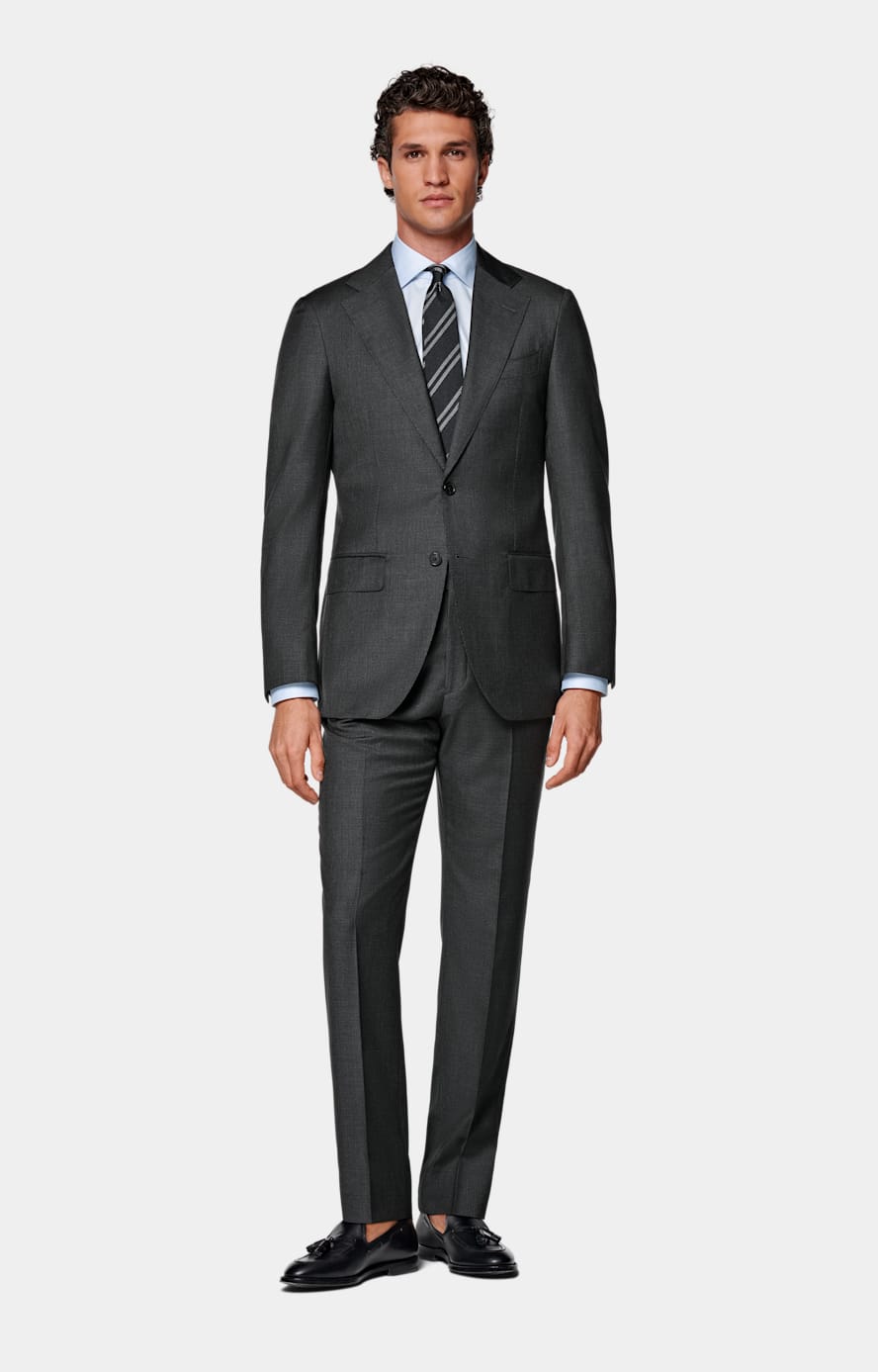 Light Blue Twill Tailored Fit Shirt