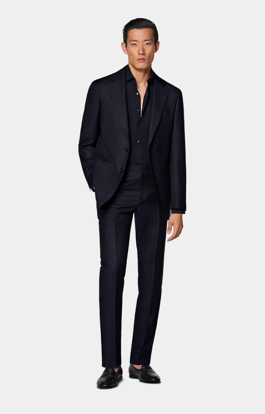 Navy Tailored Fit Shirt