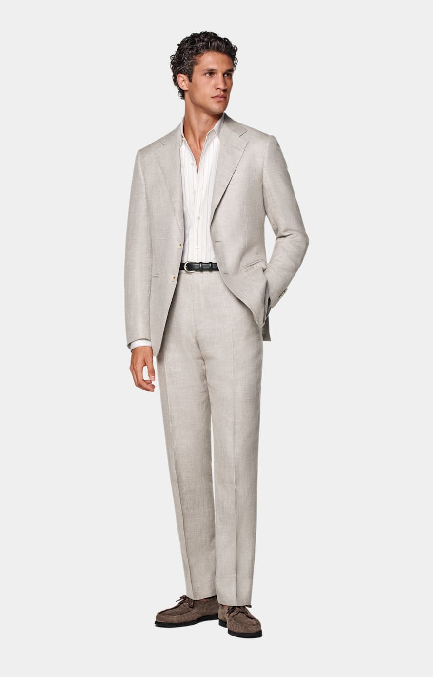 Off-White Striped Tailored Fit Shirt
