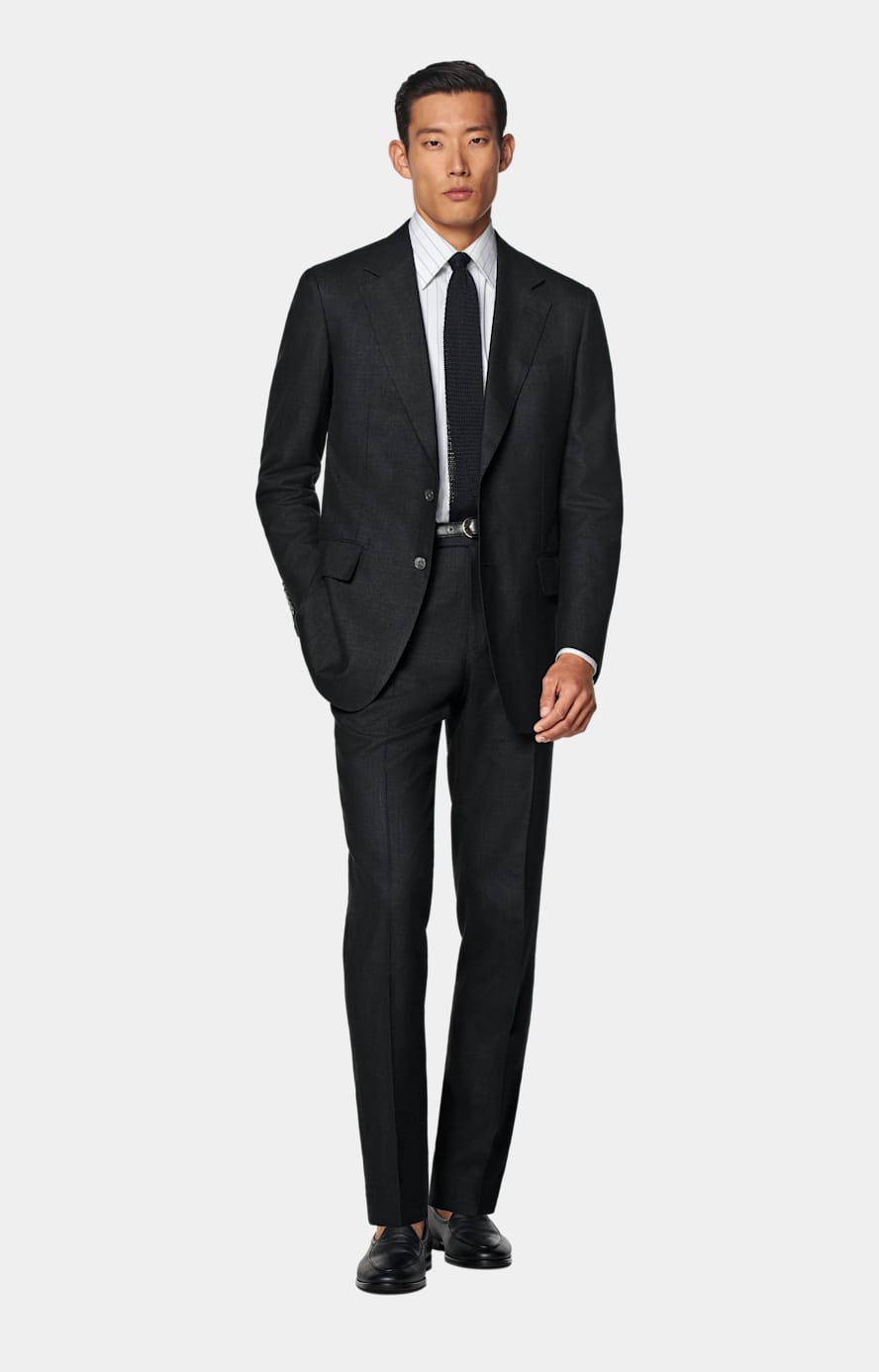 Abito Milano nero tailored fit