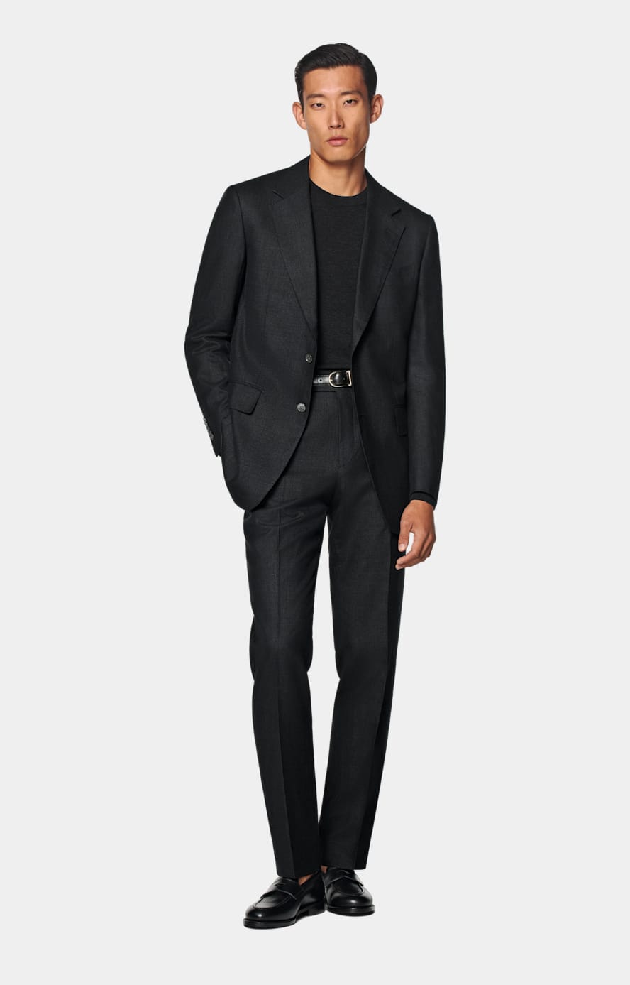 Abito Milano nero tailored fit