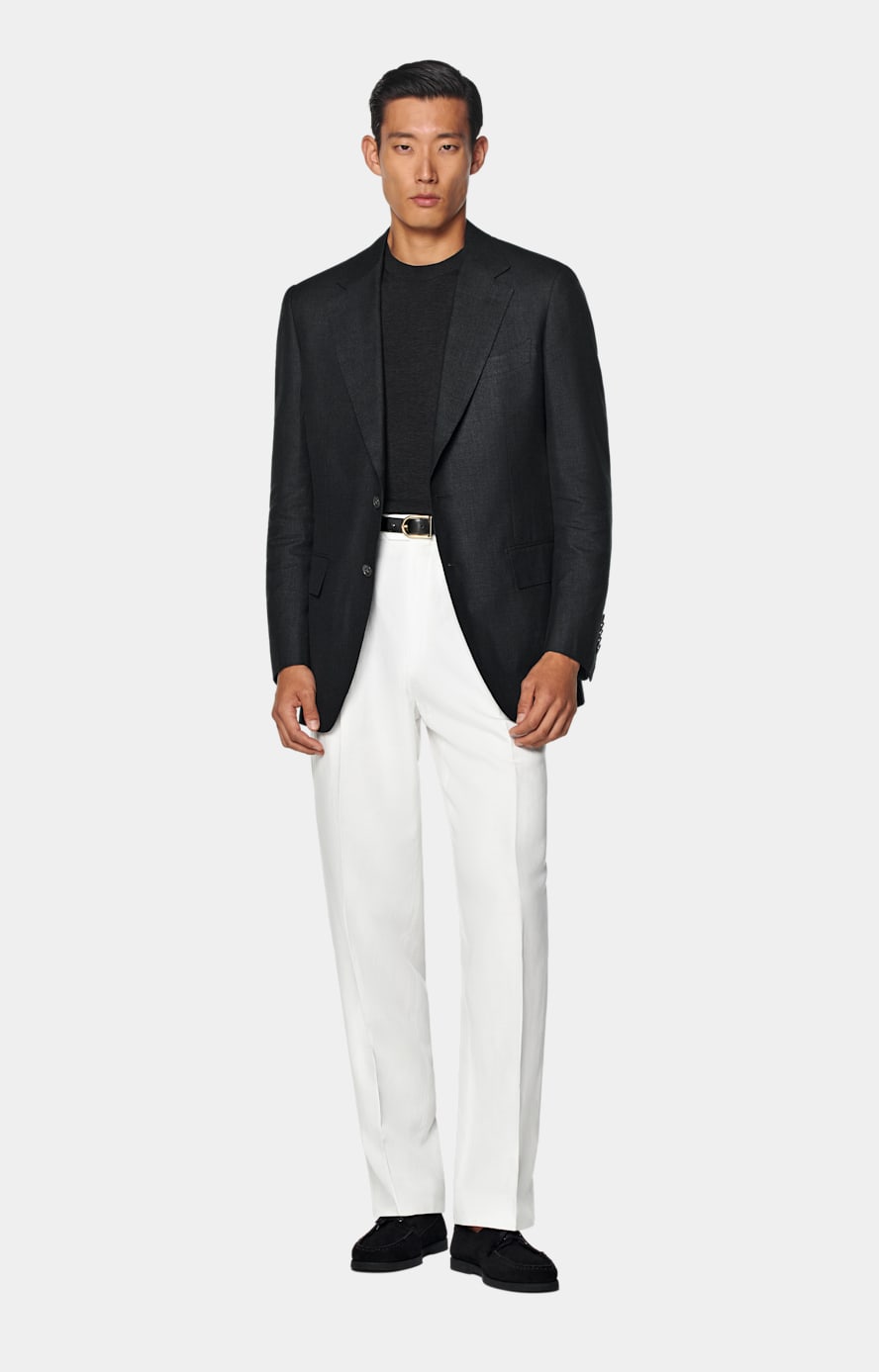 Abito Milano nero tailored fit