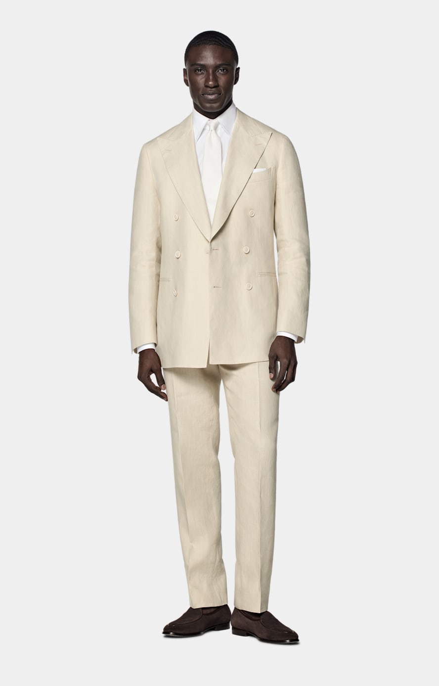Sand Tailored Fit Havana Suit