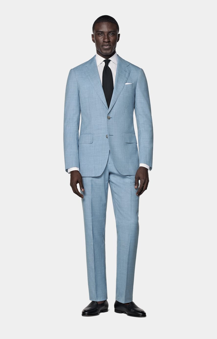 Havana Perennial Anzug hellblau Tailored Fit