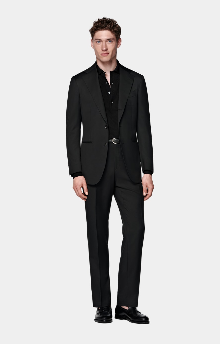 Black Perennial Tailored Fit Havana Suit