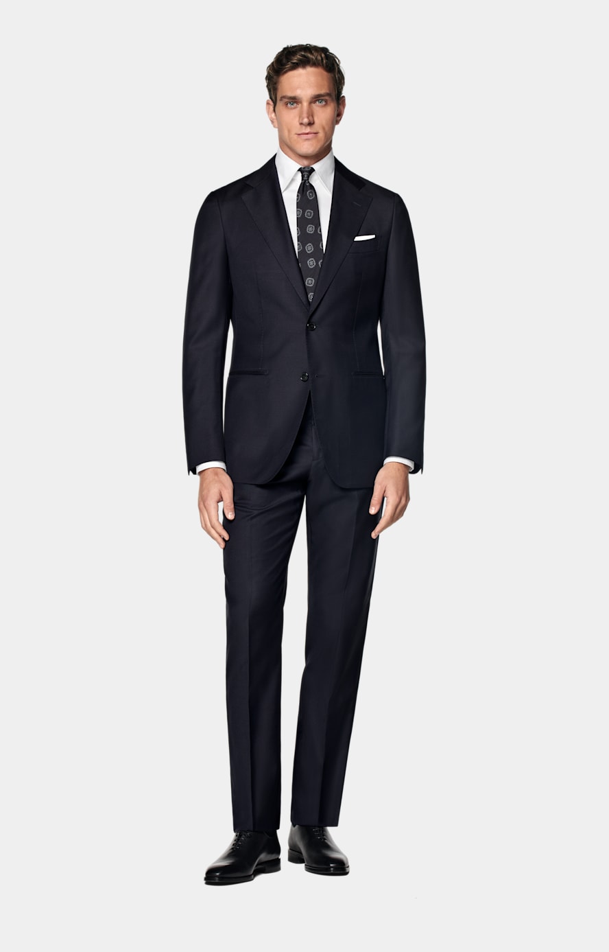 Navy Perennial Tailored Fit Havana Suit