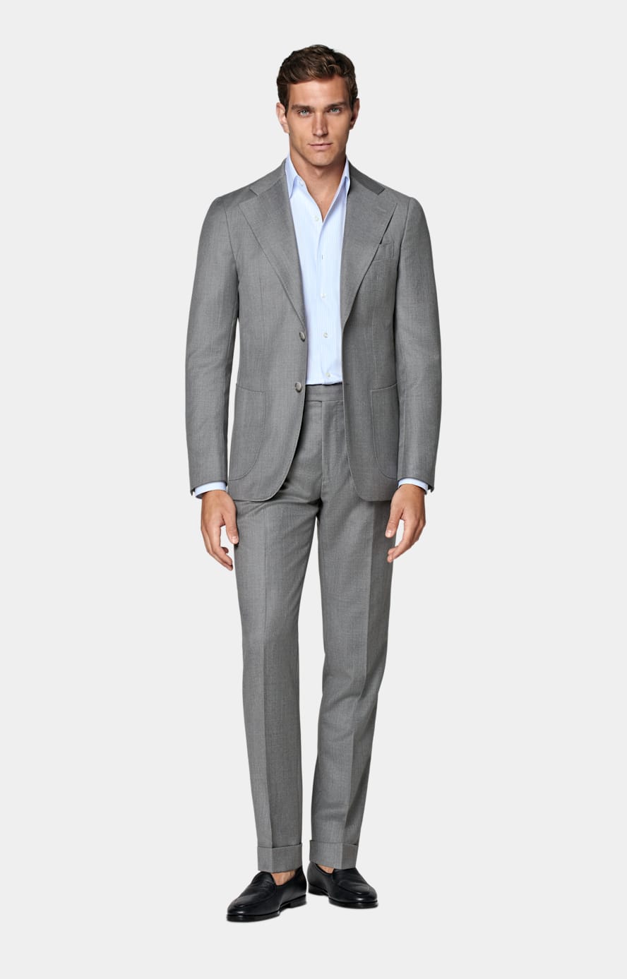 Mid Grey Perennial Tailored Fit Havana Suit