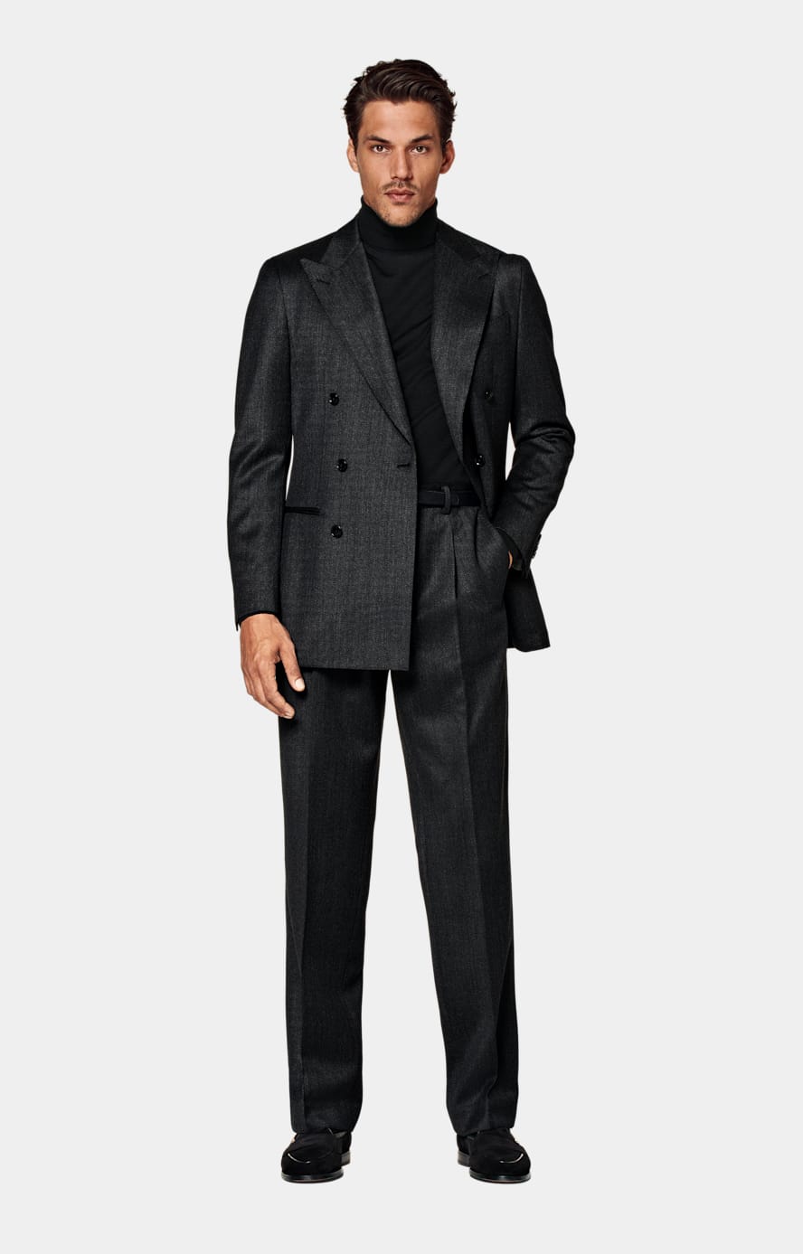 Black Merino Turtleneck