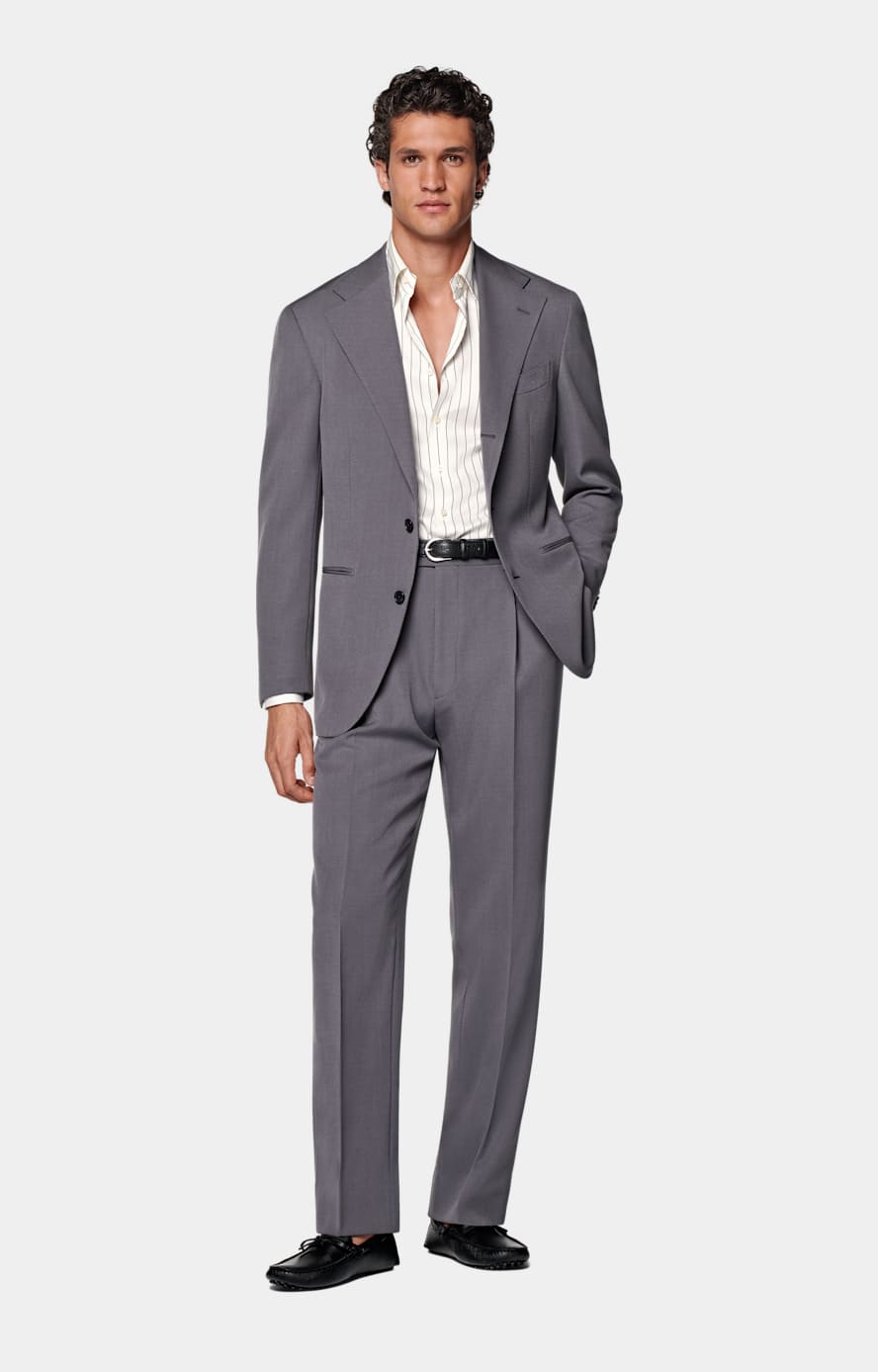 Roma Anzug mittelgrau Relaxed Fit