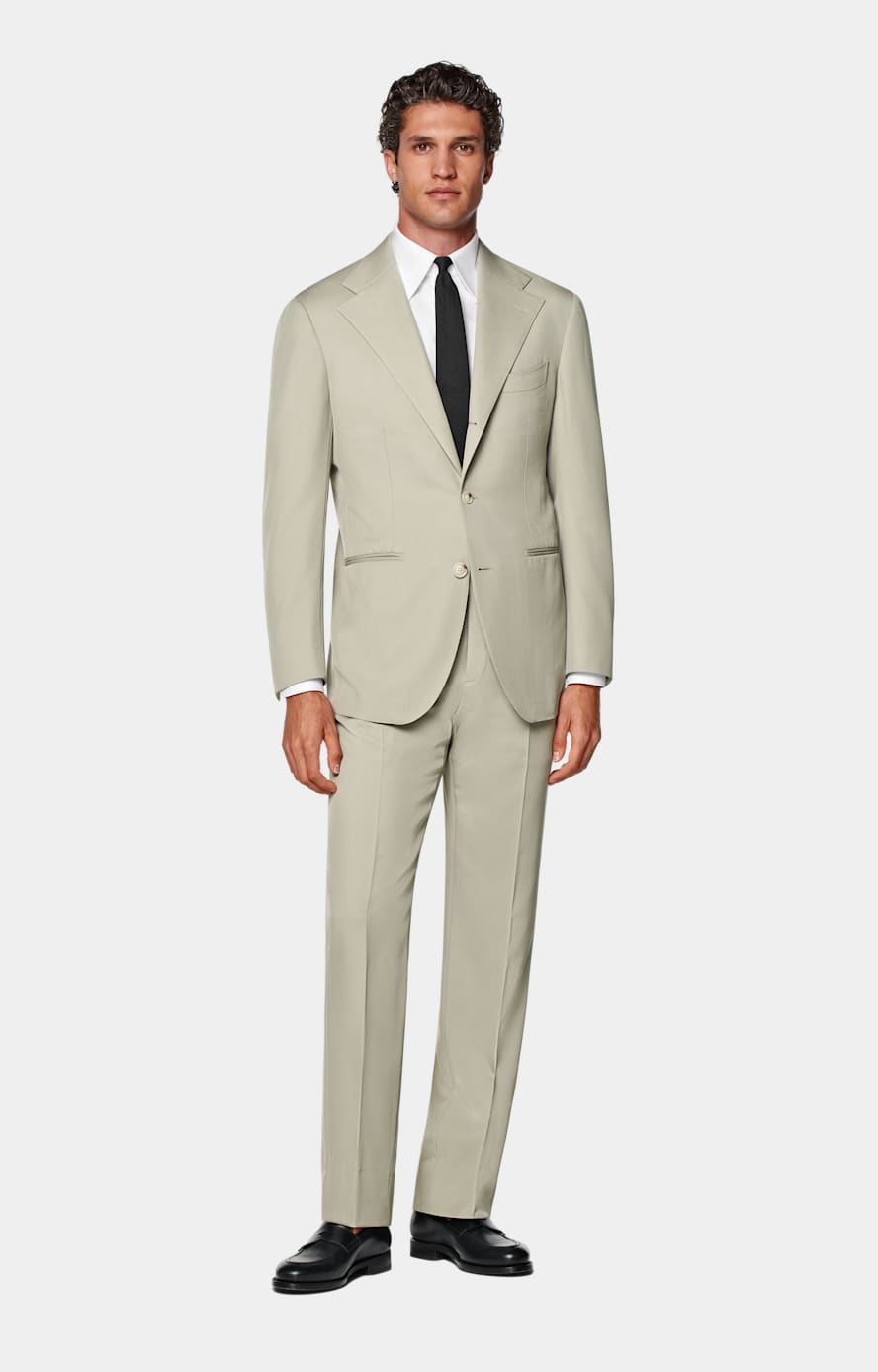 Light Green Relaxed Fit Roma Suit
