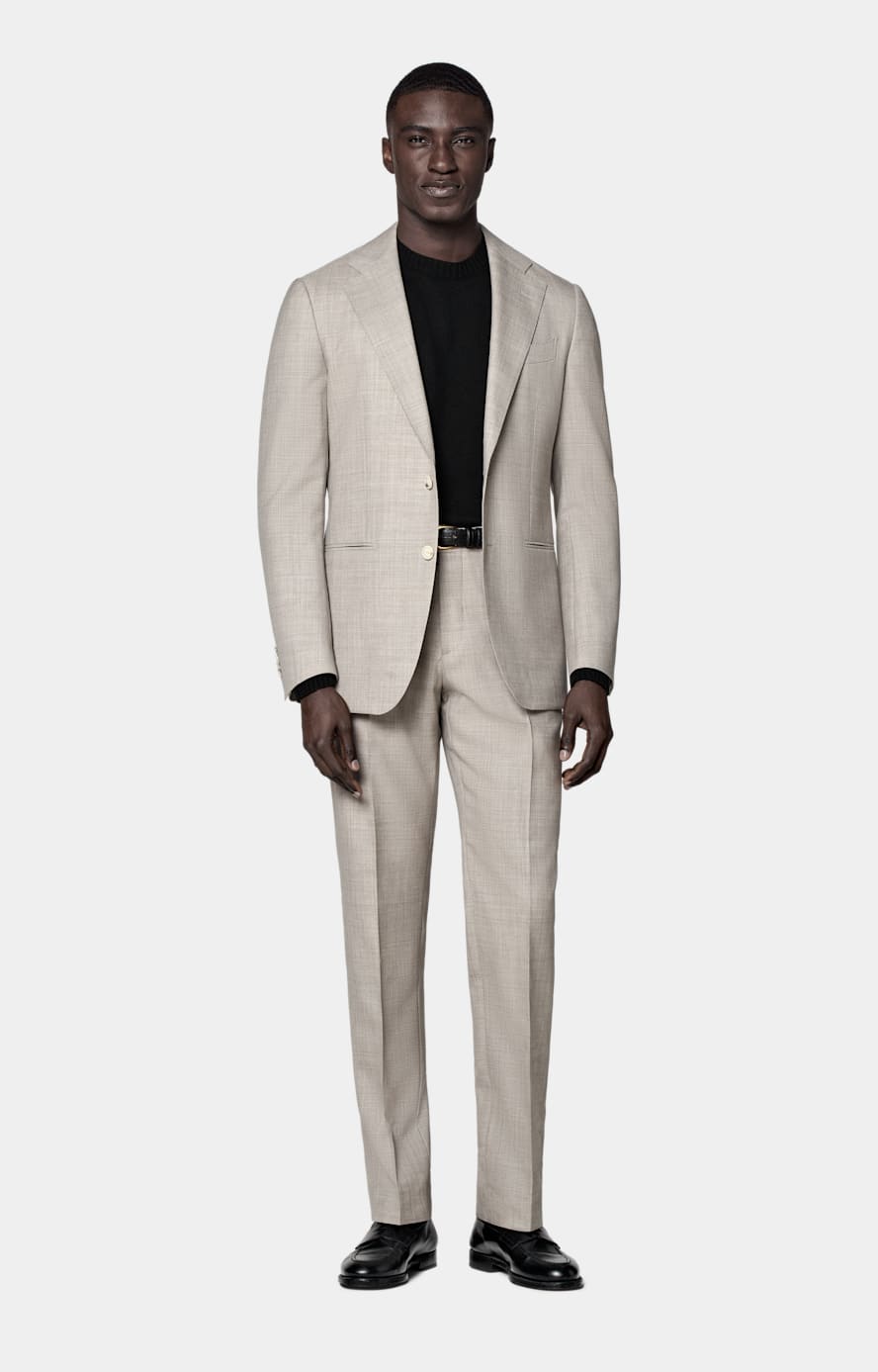 Light Brown Perennial Tailored Fit Havana Suit