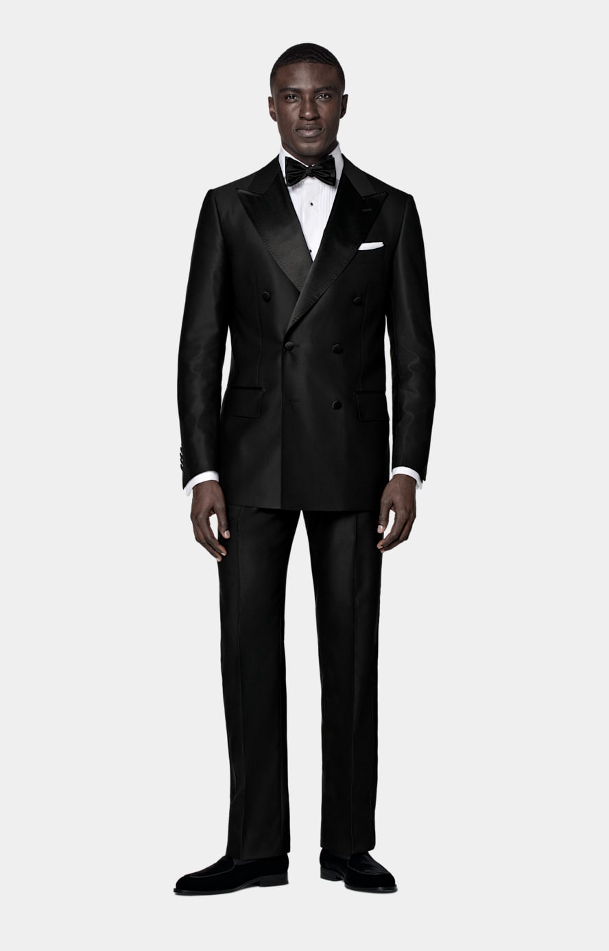 Black Tuxedo Slip On in Cotton Velvet SUITSUPPLY SUITSUPPLY US