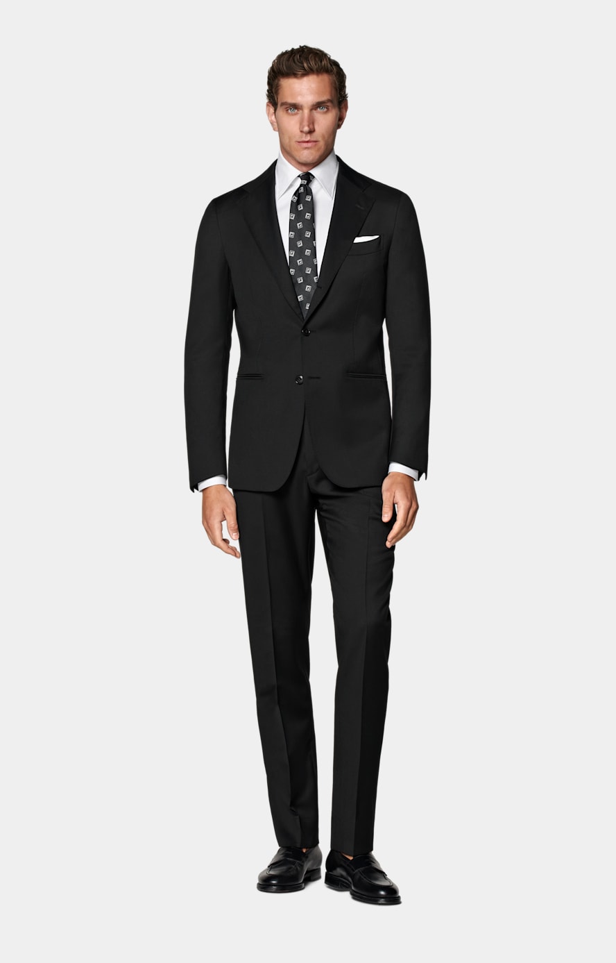 Black Perennial Tailored Fit Havana Suit