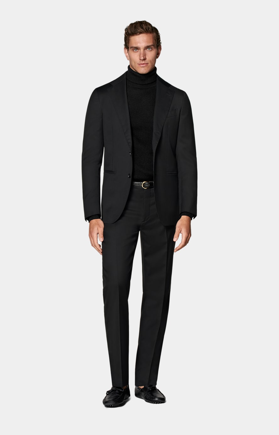 Black Perennial Tailored Fit Havana Suit