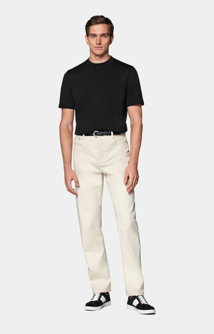 Off-White Straight Leg Jeans