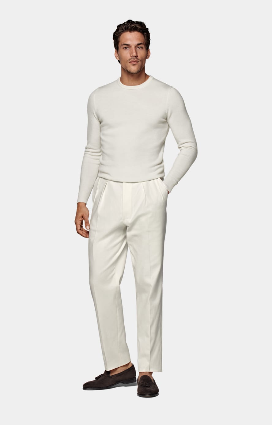 Off-White Merino Crewneck
