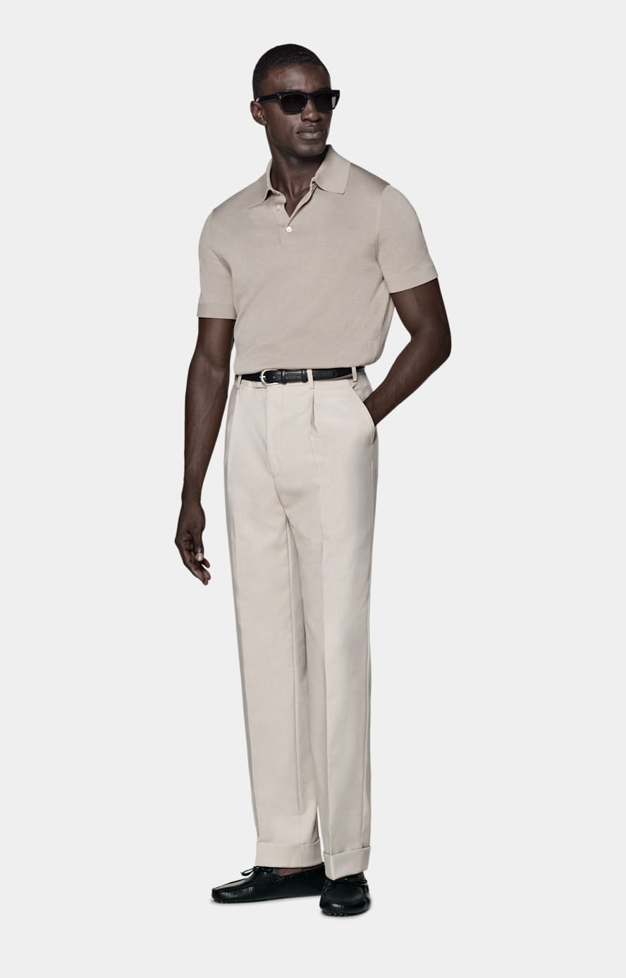 Light Taupe Polo