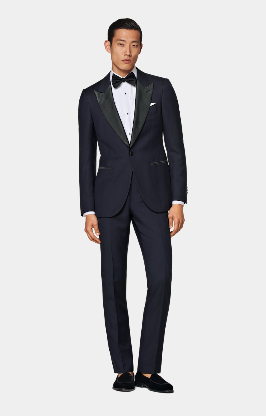 Veste de smoking Lazio coupe Tailored bleu marine