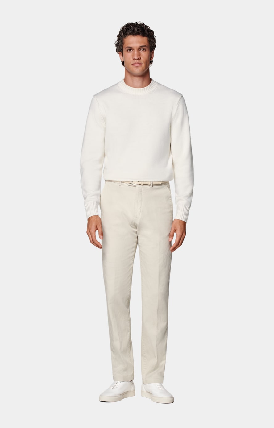 Off-White Merino Crewneck