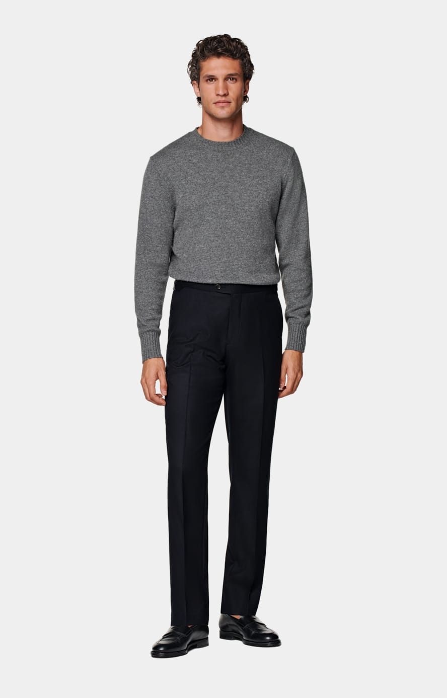 Anzughose navy Slim Leg straight