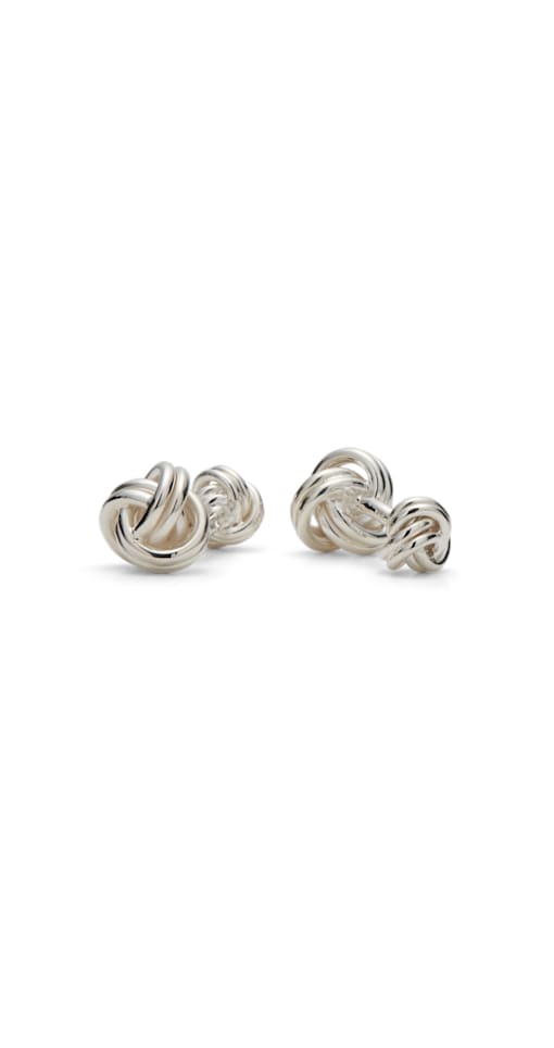 SUITSUPPLY  Silver Knot Cufflinks