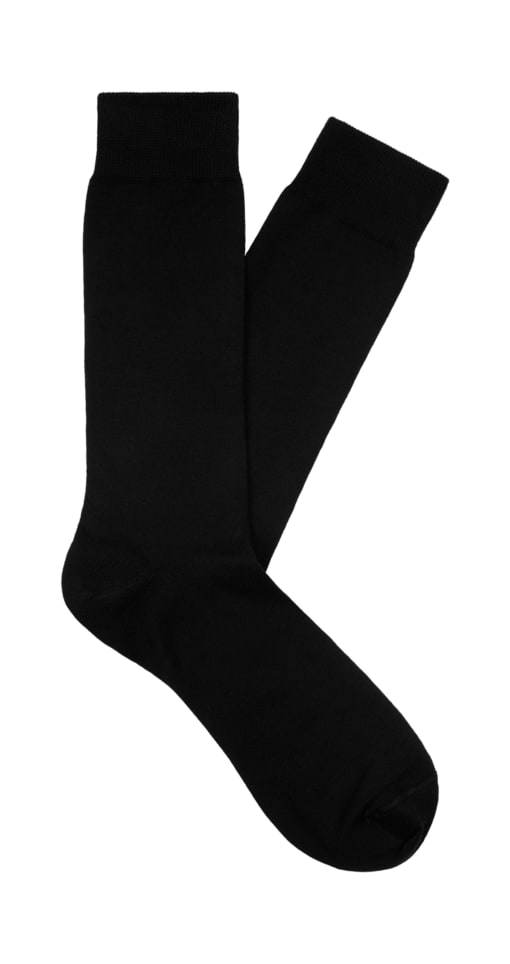 SUITSUPPLY  Black Regular Socks