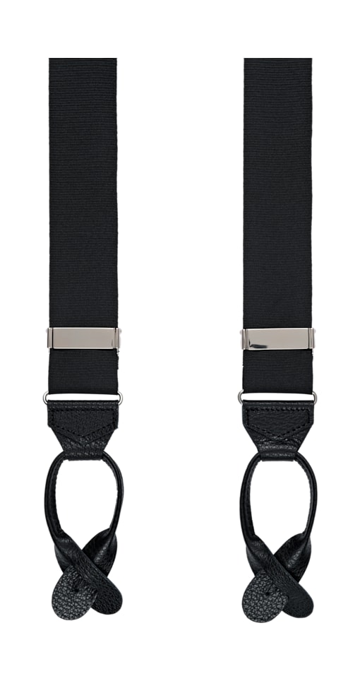 SUITSUPPLY  Black Suspenders
