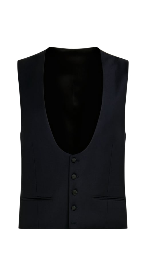 SUITSUPPLY  Navy Tuxedo Waistcoat