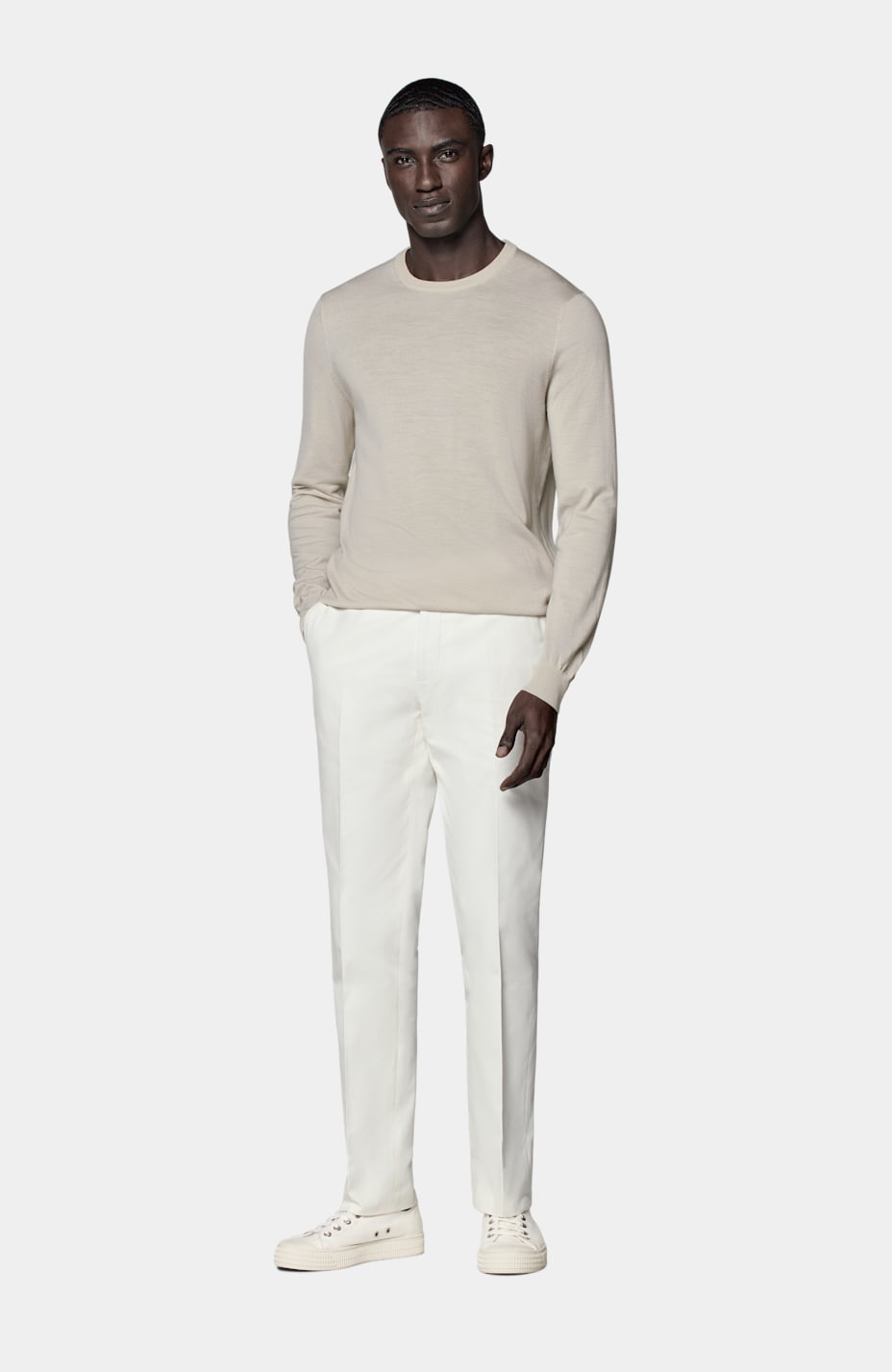 Sand crewneck sales