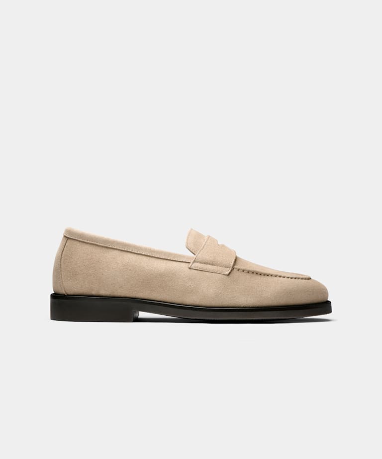 Pennyloafer Sandfarben