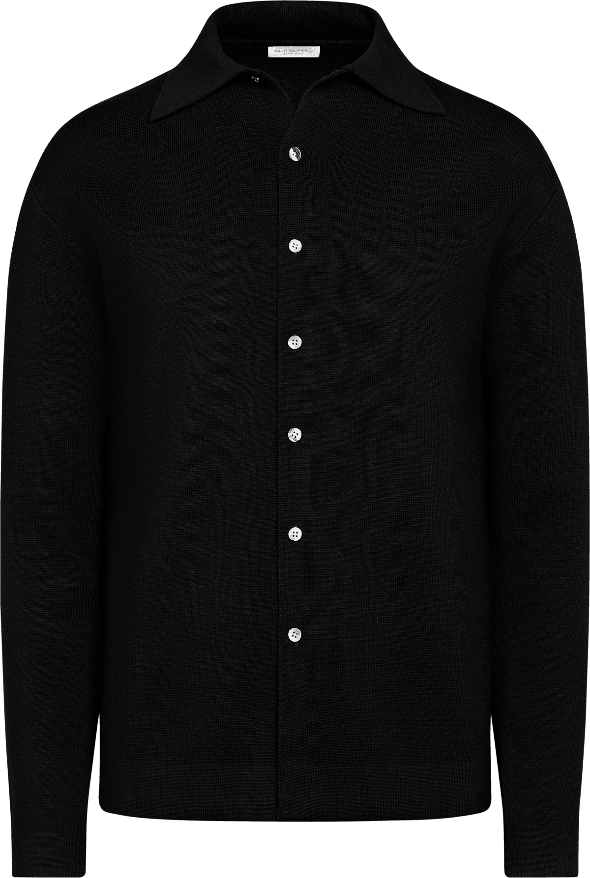 Polo-Cardigan Langarm