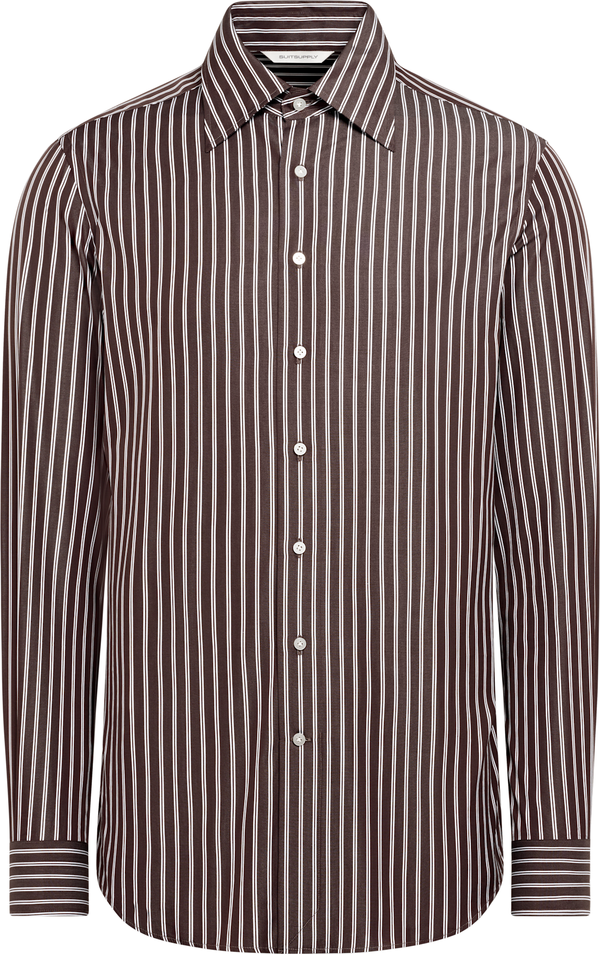 Relaxed Fit Point Collar Shirt