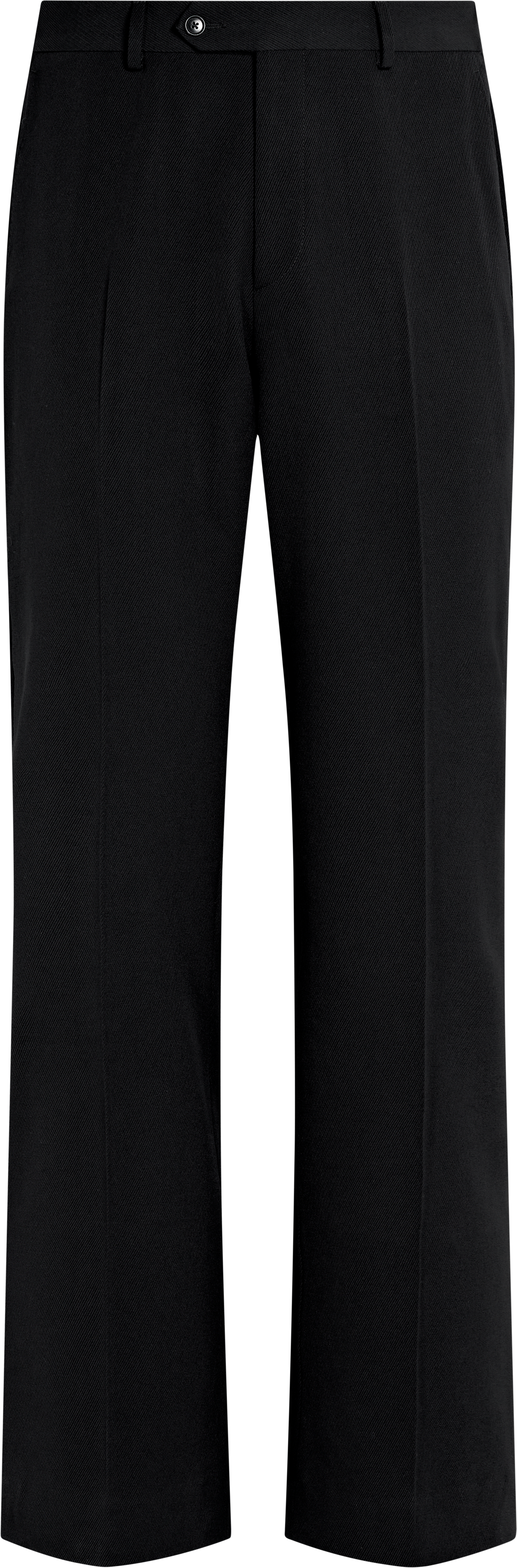 Wide Leg Flared Suit Pants