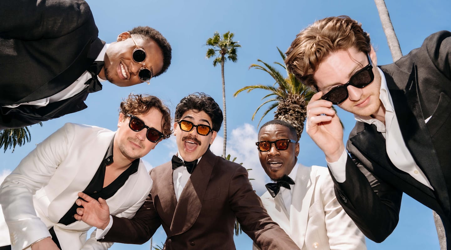 Different kind of wedding suits for men for various wedding dress codes, from blacktie tuxedos to three-piece suits available at Suitsupply.