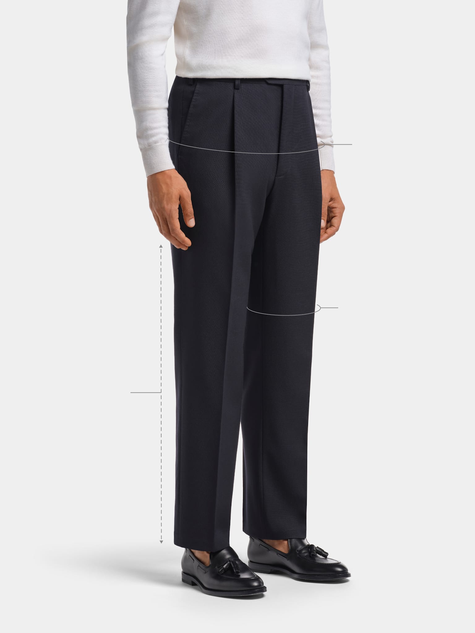 Pantaloni tailored fit significato shop