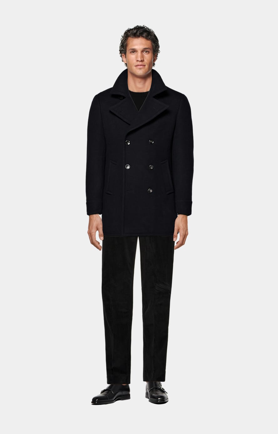 Suitsupply navy sale peacoat