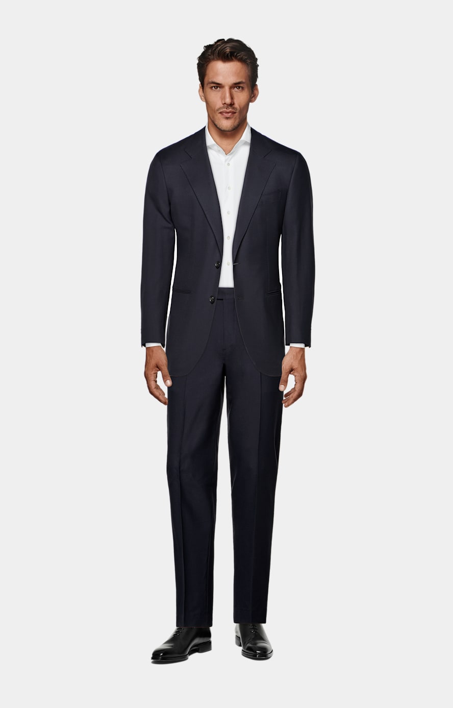 Navy Tailored Fit Havana Suit