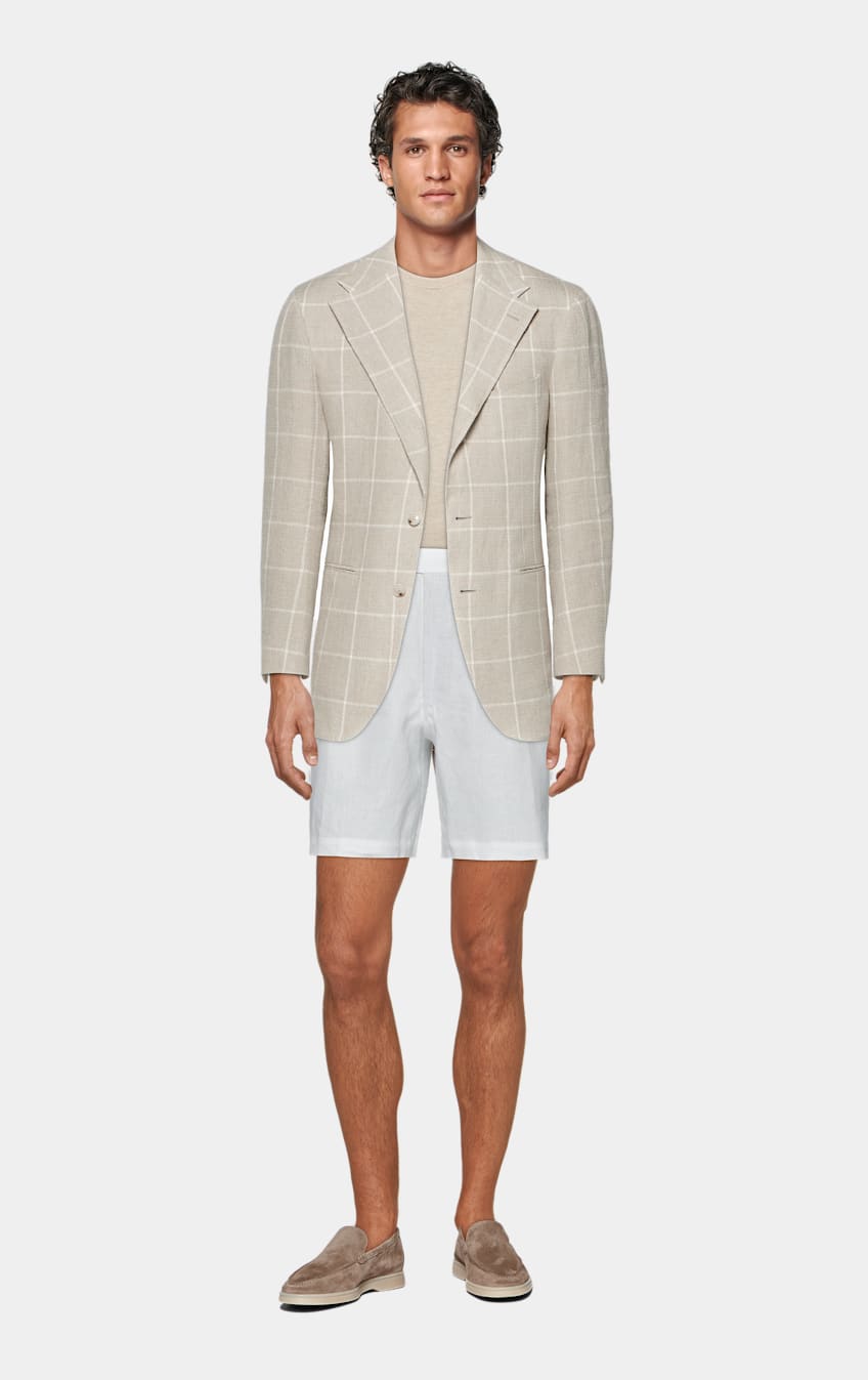 Shorts and blazer set men new arrivals