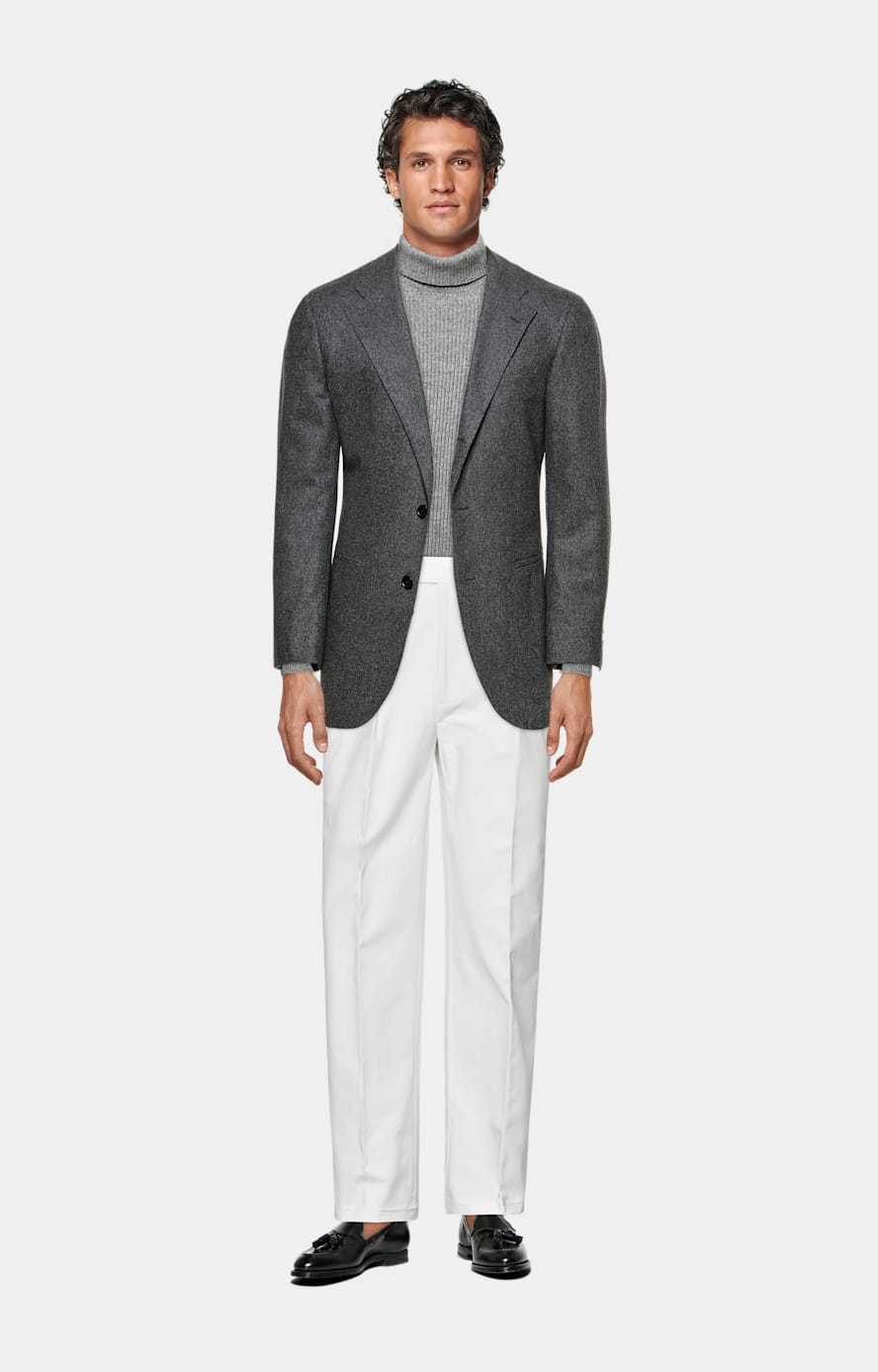 RowCC TurtleNeck Knit - Pale Grey main image 1