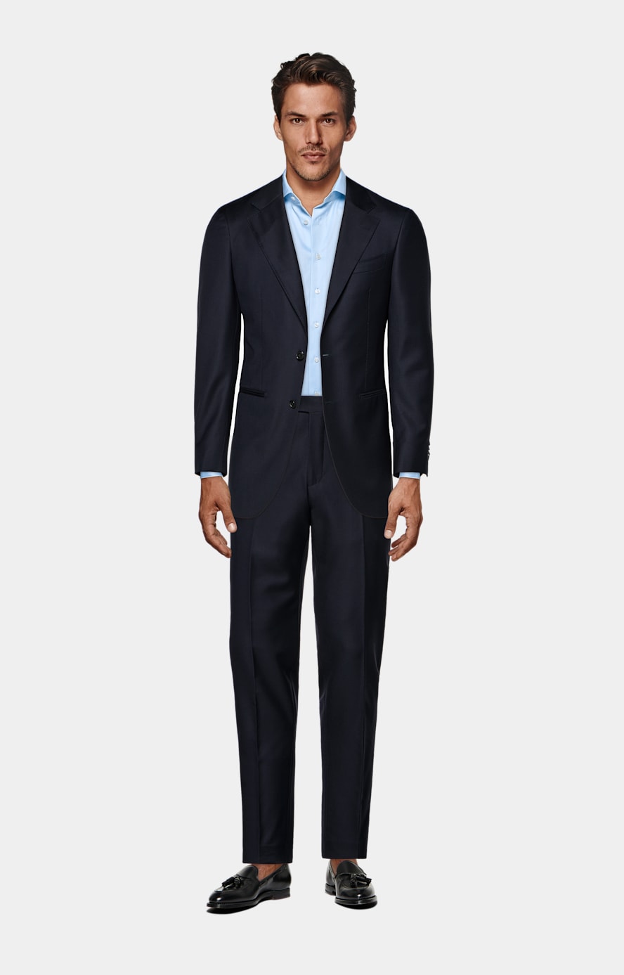 Navy Perennial Tailored Fit Havana Suit