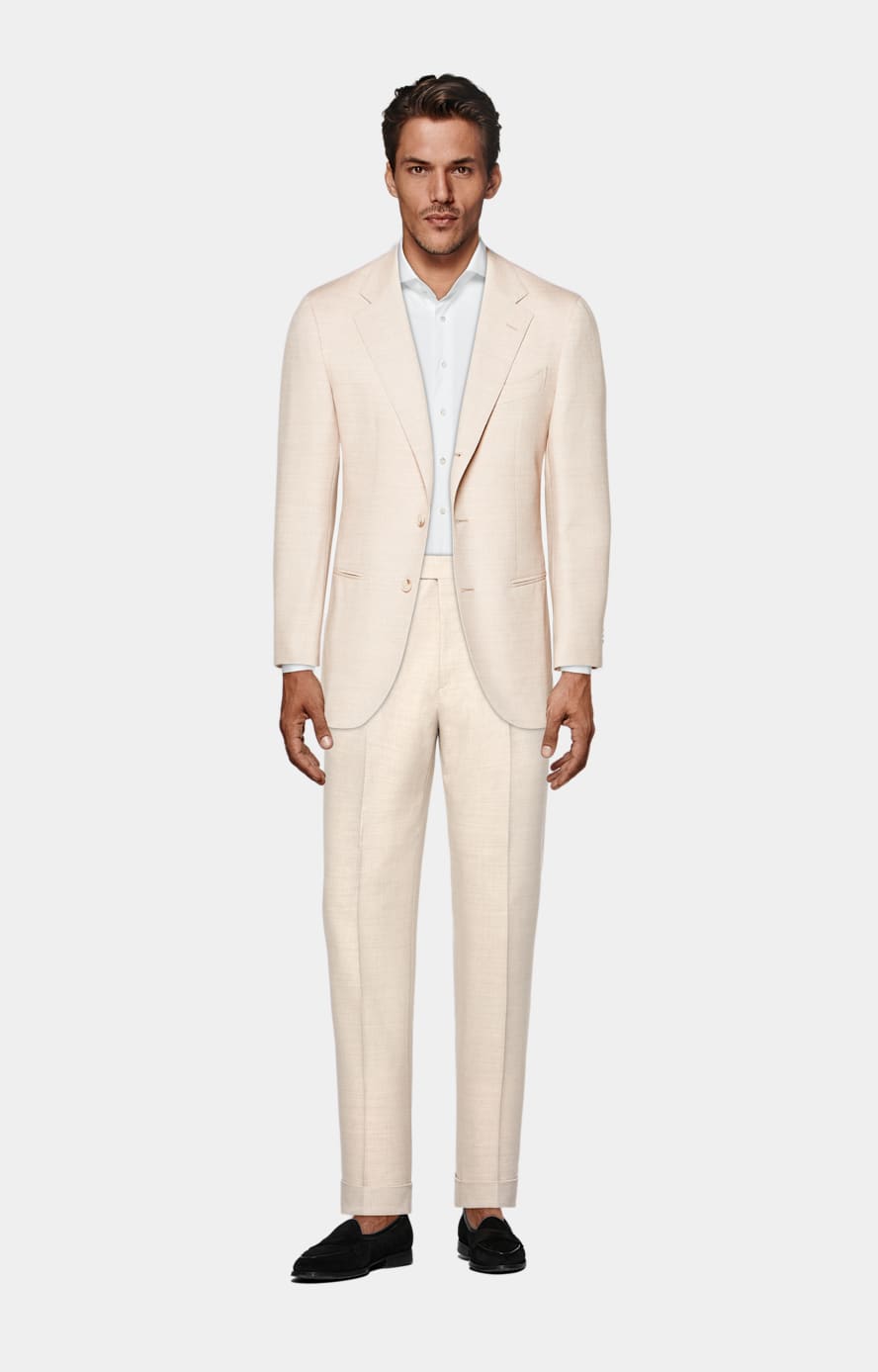 Giacca da abito Havana color sabbia tailored fit