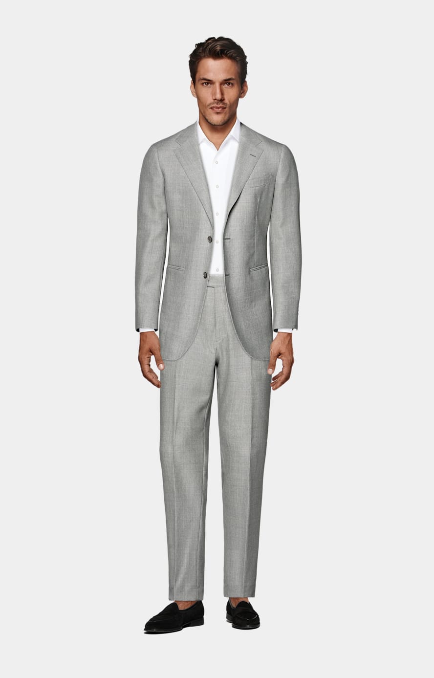 White Classic Collar One Piece Tailored Fit Shirt