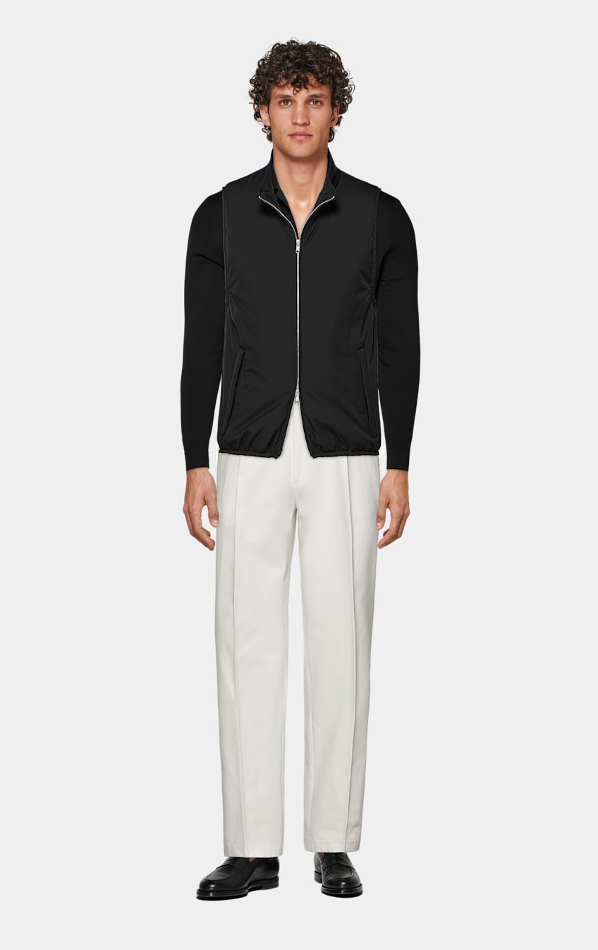 Off-White Pleated Duca Trousers