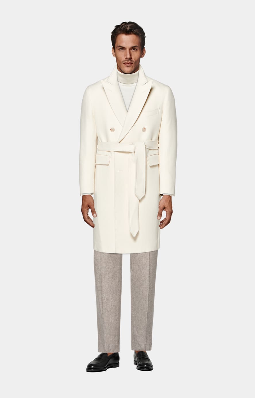 Taupe Straight Leg Trousers